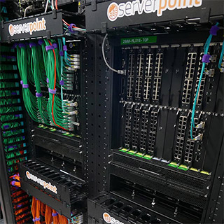 Some of our high density gigabit core switches!